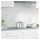 vidaXL Küchenrückwand Transparent 100 x 40 cm Gehärtetes Glas