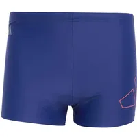 Adidas Badehose Big Bars, DKBLUE/LUCRED, 8