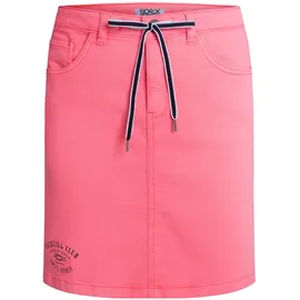 Soccx Jeansrock Damen Bedruckt Rot XL