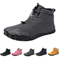 Eteslot Barfußschuhe Herren Damen - Herren Barfussschuhe for Winter Herbst - Barfussschuhe Wasserdicht - Outdoor-Sportschuhe, Wanderschuhe, Trailrunning-Schuhe, Trekking, Klettern - 45 EU