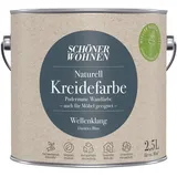 Wandfarbe Kreidefarbe Schöner Wohnen Dunkles Blau 2,5L + Farbroller-Set