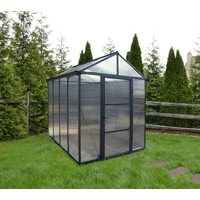 CANOPIA Glory 6x8 grau HKP 10 mm 4,76 m² inkl.Fundamentrahmen