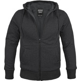 Poolman Hooded Sweatjacke mit Teddyfutter schwarz, Größe XXL