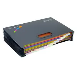 Rapesco RAPESCO® Fächermappe Supafile Plus 13 Fächer schwarz, 1 St.