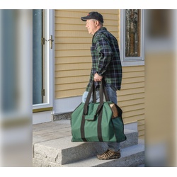 Polyester Kaminholztasche Fichte | Grün | 30 kg