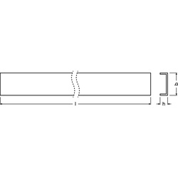 Ledvance Abdeckung für Profilschiene LED Strip