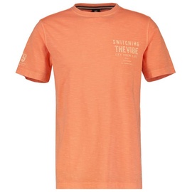 LERROS T-Shirt für Herren mit Brustprint«, orange