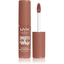 NYX Professional Makeup Smooth Whip Matte Lip Cream seidiger Lippenstift mit glättender Wirkung Farbton 01 Pancake Stacks 4 ml