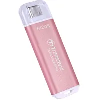 Transcend ESD300 512 GB USB 10Gbps Rosa