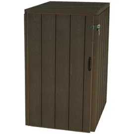 MCW Mülltonnenverkleidung J28 117 x 80 x 105 cm braun