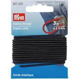 Prym Elastic-Kordel Polyester Schwarz 2,5 mm x 3 m