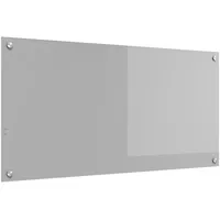 VidaXL Küchenrückwand Hellgrau, 100x50x0,6 cm Hartglas