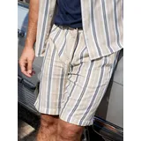 Lerros Chinoshorts mit Streifenmuster beige, 33