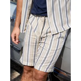 Lerros Chinoshorts mit Streifenmuster beige, 33