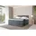 altdecor Boxspringbett mit Matratze H3|H4 und Lattenrost - TOLO KING 160x200 Cord - Dunkelgrau
