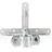 Nedis Satelliten-Wandhalterung Minimaler Wandabstand: 550 mm Maximaler Wandabstand: 950 mm Du (Spiegel + Antennen Montage), SAT Zubehör, Silber