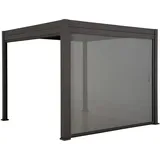 LECO Rollo zur Lamellenpergola Deluxe 400 x 236 cm anthrazit