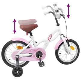 vidaXL Kinderfahrrad 12 Zoll weiß