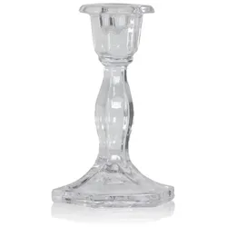 Wiedemann Kerzen Kerzenleuchter für konische Kerzen, Glas 153 x 60 mm