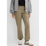 bonprix Cargohose modern grün 42