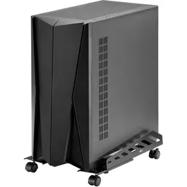 NanoRS RS480 Mobiler Gamping-CPU-Ständer mit 4 Rollen CPU-Ständer Computerwagen Belastbar bis 25kg, Regulierbare Breite: 160–300 mm Rollwagen PC Desktop