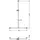 Hewi System 900 Duschhandlauf 1250 x 765 mm Edelstahl verchromt