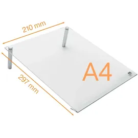 NOBO Acrylschreibpad A4 1 St. Transparent