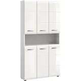xonox.home Mid.you Hochschrank 90 x 185 x 30 cm Weiß