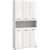 xonox.home Mid.you Hochschrank 90 x 185 x 30 cm Weiß
