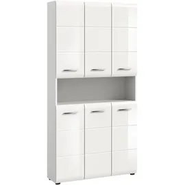 xonox.home Mid.you Hochschrank 90 x 185 x 30 cm Weiß