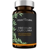 Curcuma Kapseln im Glas - Hochdosiert, Vegan. Kurkuma Pulver + 95% ig Curcumin Extrakt (Entspricht Ca. 13.000mg/Tag) + Piperin, Laborgeprüft & Aus Deutschland