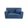 FORTISLINE Kindersofa Fortisline 83 x 47 x 43 cm Textil blau