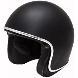 Baruffaldi Zar Vintage 2.0 Aluminium Jethelm, schwarz, Größe S M für Männer