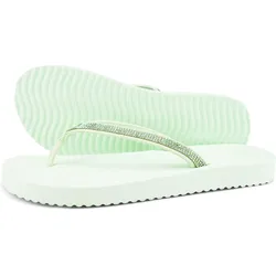 Damen Flip Flop Badezehentrenner flip*glam Matcha Grün 41