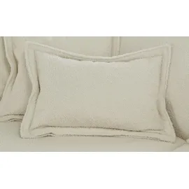 LIV'IN Sofa 3-Sitzer LIVIN PATRAS (BHT 235x80x108 cm) - - Holzfüße - mit Kissen