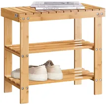 SoBuy Schuhregal 50 x 45 x 29 cm Holz lackiert / Natur