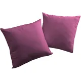 Wirth Kissenbezug Newbury 40 x 40 cm Lila