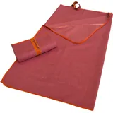 Dyckhoff Mikrofaser Handtuch mit Reißverschluss 80 x 180 cm marsala