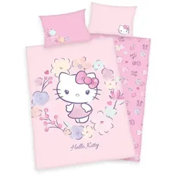 Hello Kitty Bettwäsche-Set  Hello Kitty , mehrfarbig , Maße (cm): B: 100 H: 1