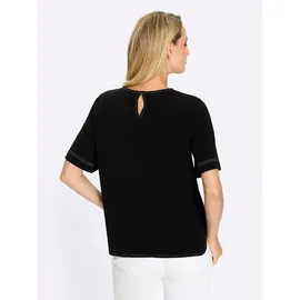 Heine Shirt Schwarz 46
