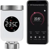 Salcar Heizkörperthermostat TRV801W 3er Set WiFi Thermostat kompatibel mit