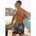 VENICE BEACH Badeshorts Mat grau/schwarz XXL