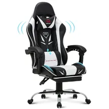 colamy Gaming-Stuhl Weiß PC