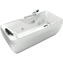 AcquaVapore Whirlpool Vollausstattung Pool Badewanne Wanne W49H-PL 170x80cm mit Heizung