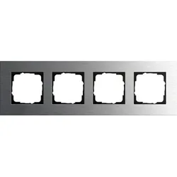 Gira Rahmen 4-fach Edelstahl Metall Esprit 0214219