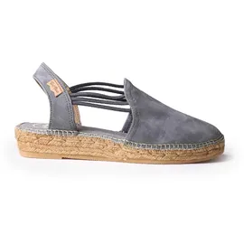 Toni Pons Wildleder-Espadrille für Damen - Nuria - Grau, 38 EU - 38 EU