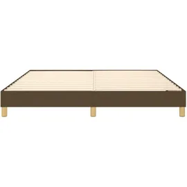 vidaXL Boxspringbettgestell 160 x 200 cm Dunkelbraun