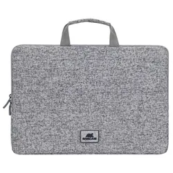Rivacase 7915 Laptop Hülle 15,6  mit Griffen hellgrau