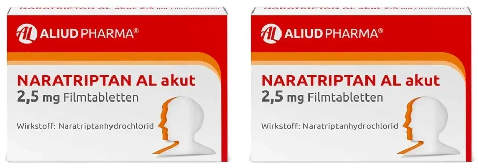 Naratriptan AL akut 2,5 mg Filmtabletten bei Migräne
