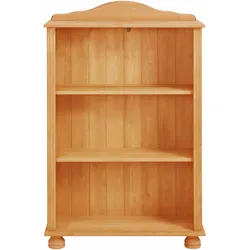 Regal HOME AFFAIRE "Mette", beige (natur gebeizt, gewachst), B:77cm H:116cm T:30,5cm, Massivholz, Regale, aus massivem Kiefernholz, in unterschiedlichen Größen und Farben